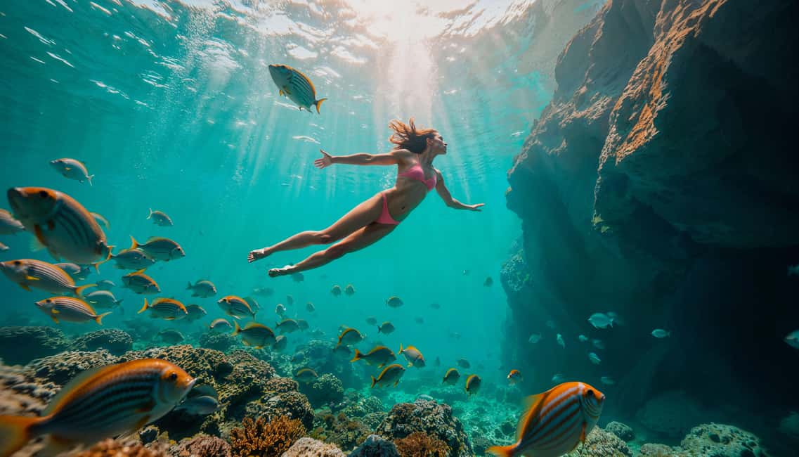 Orange Bay crystal clear waters