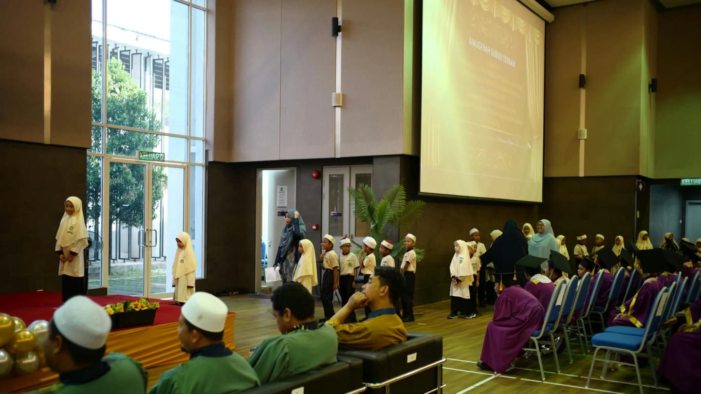 Marsa Alam, Egypt - Young students in traditional attire at a school graduation ceremony in shah alam, malaysia.