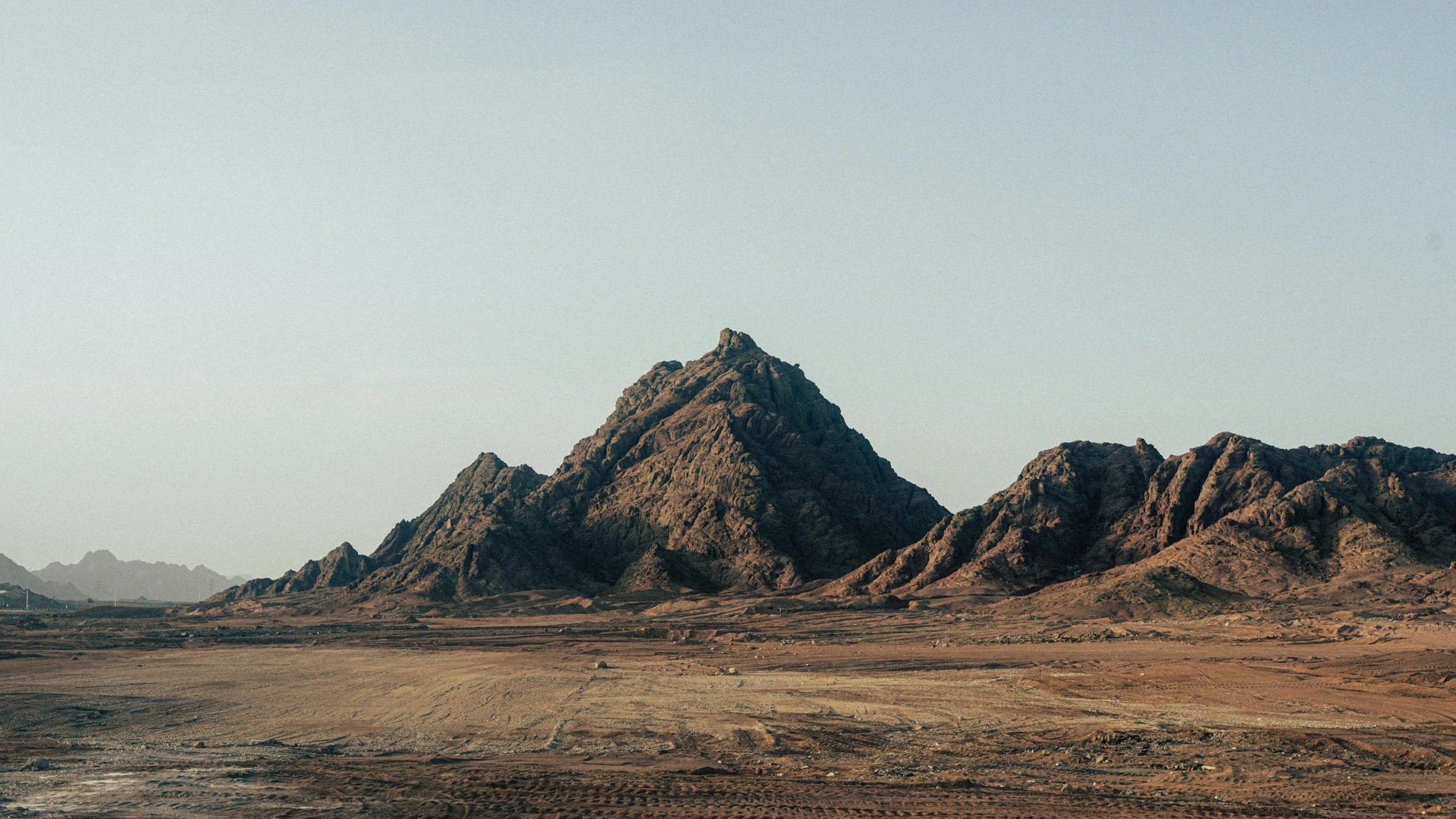 South Sinai, Egypt - Explore the rugged beauty of sharm el-sheikh's mountainous landscape under a clear sky.