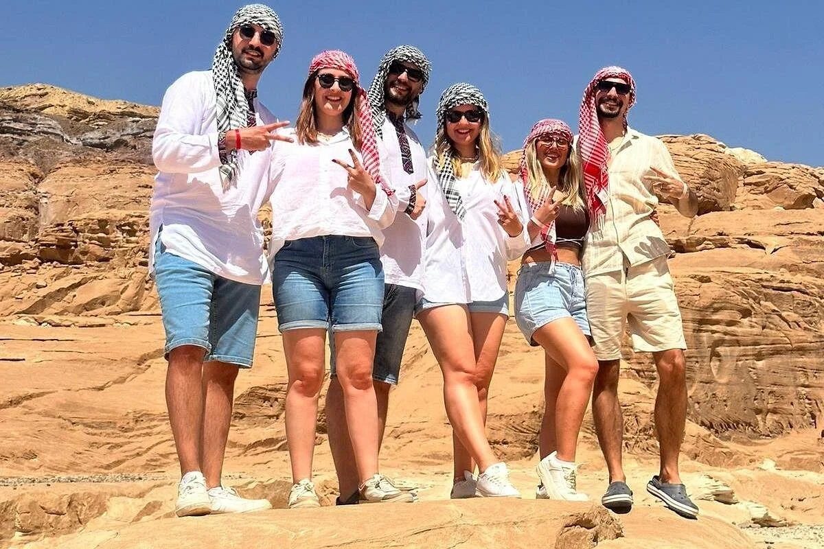 dahab canyons quad biking jeep boat with meals from sharm - Image 2