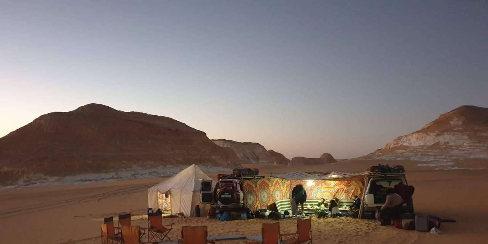 Cairo: 3-Day White Desert & Bahariya Camping Tour