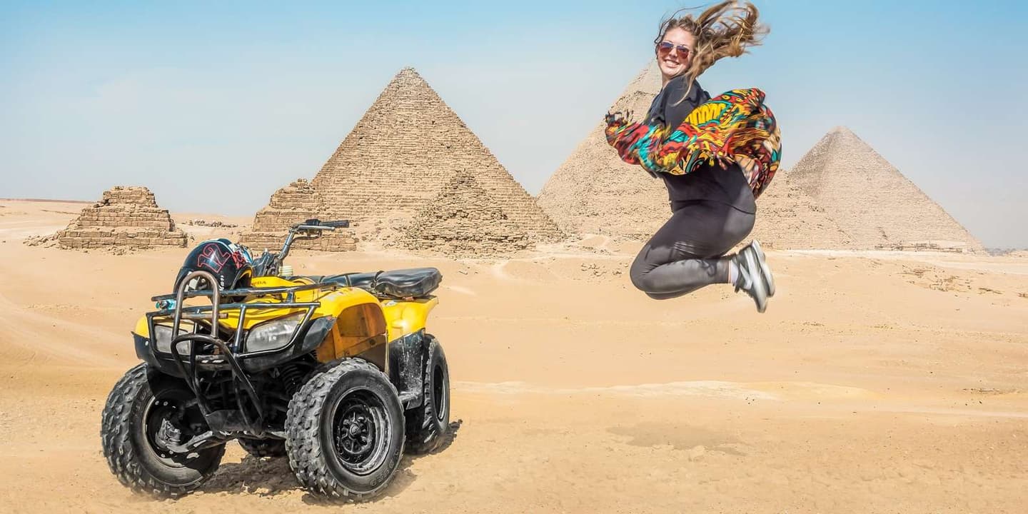 Cairo: Pyramids Quad Bike Adventure & Optional Camel Ride