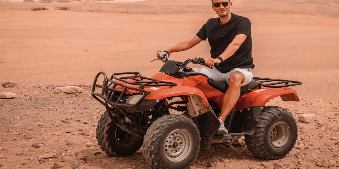 Cairo: Pyramids Quad Bike Adventure & Optional Camel Ride