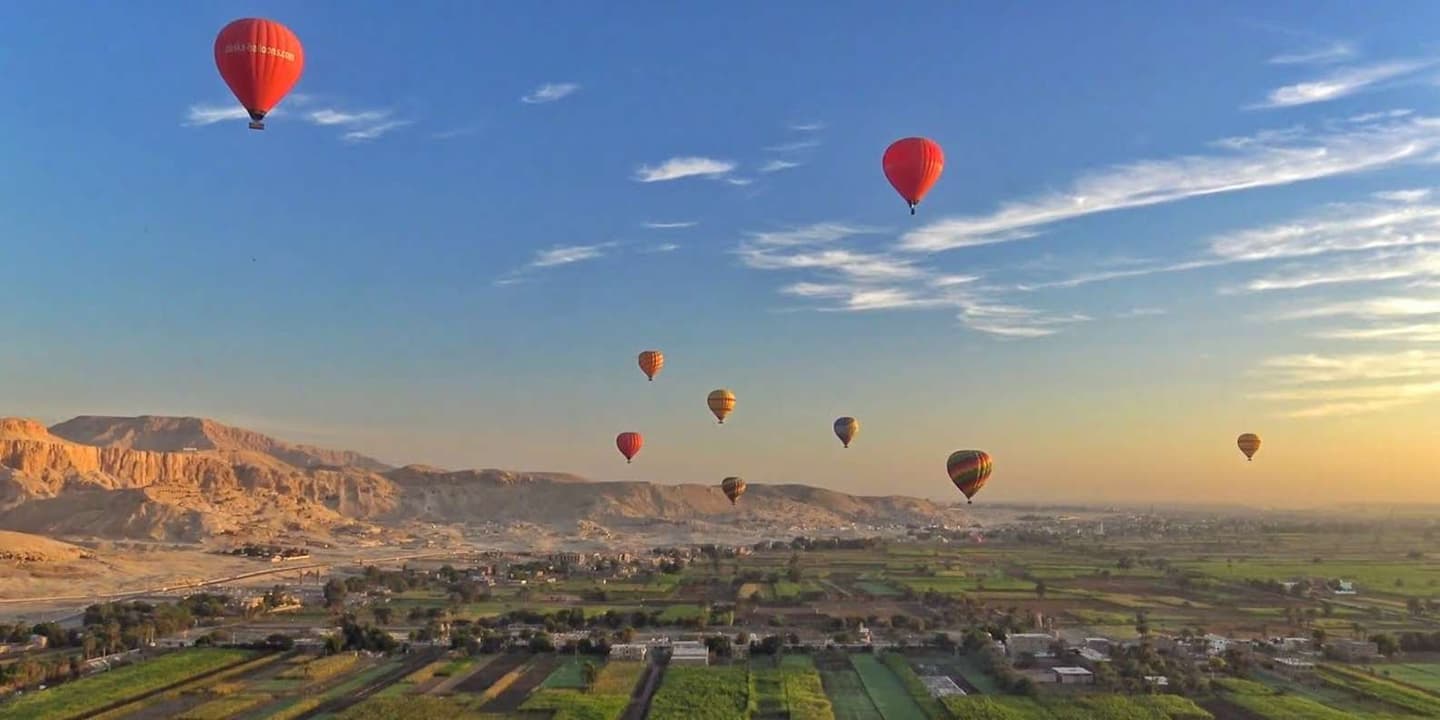 Cairo: Luxor Hot Air Balloon & Temples Flight Trip