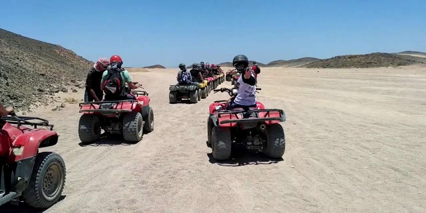 Marsa Alam: Desert Quad Bike & Bedouin Village Ride