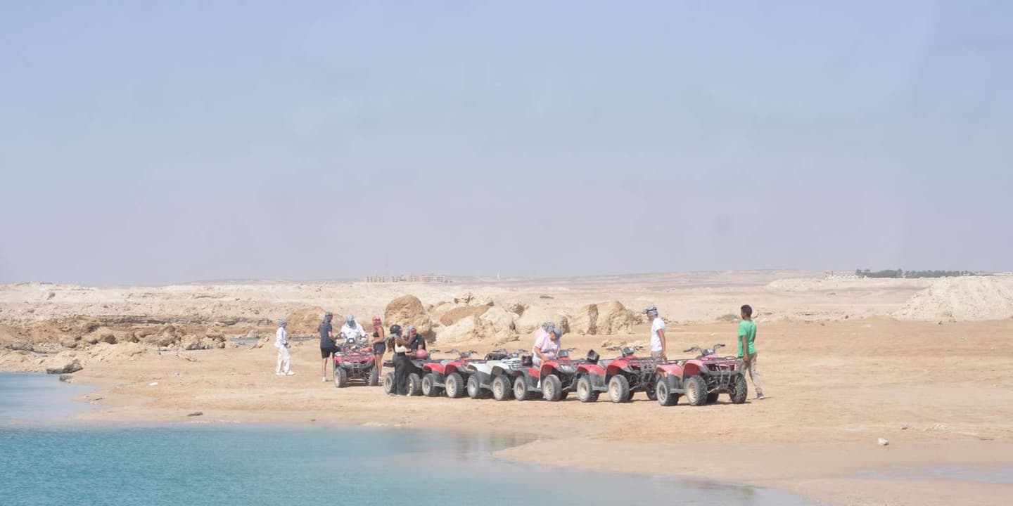 Sahl Hasheesh: Quad Bike Desert Safari with Pickup