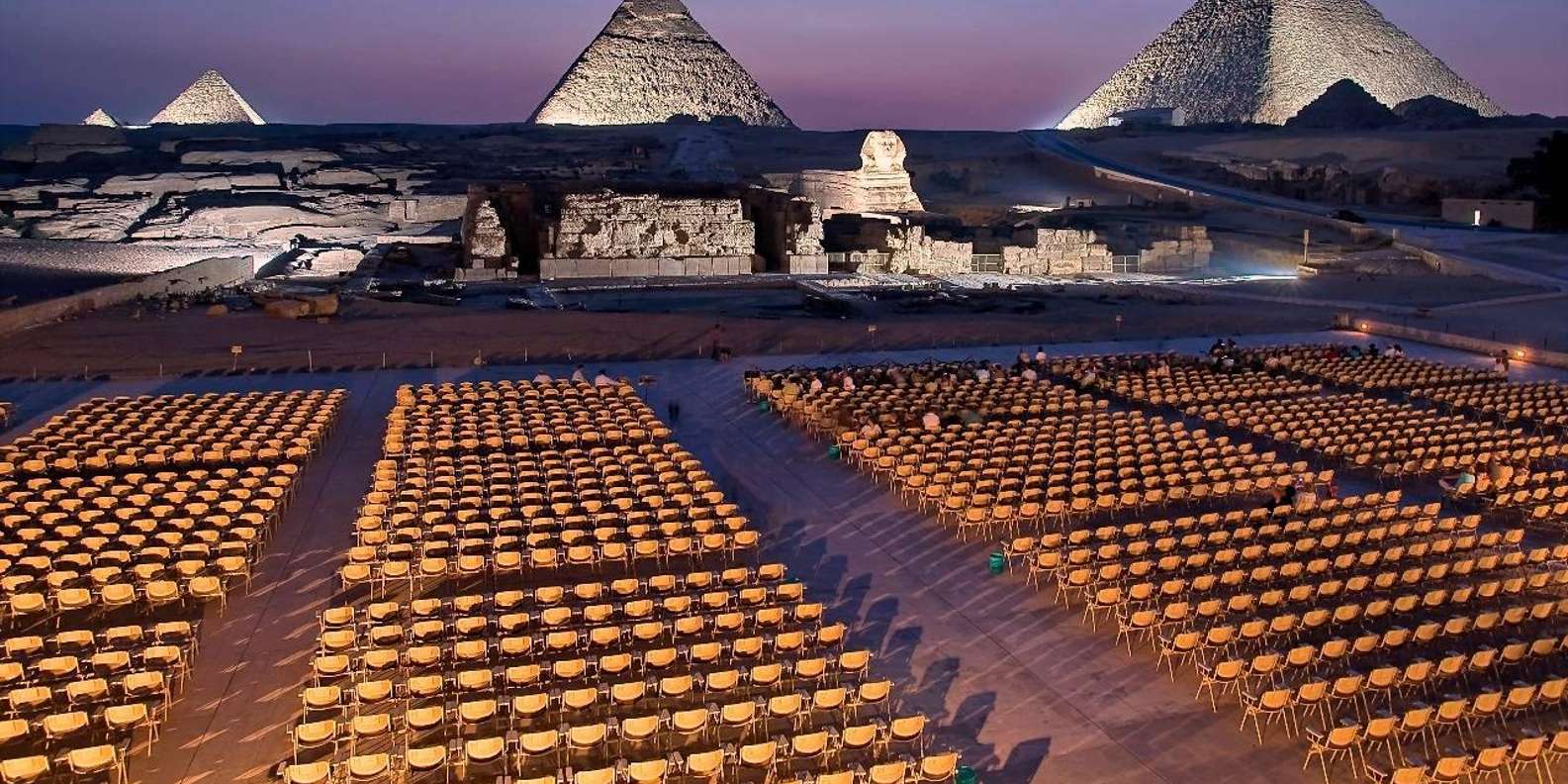 Sound and Light Show at Giza Pyramids