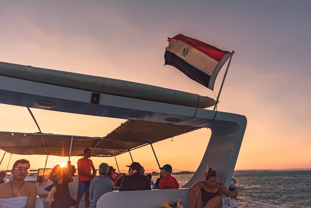 Red Sea Night Tourism: Unique After-Dark Adventures - a group of people on a boat
