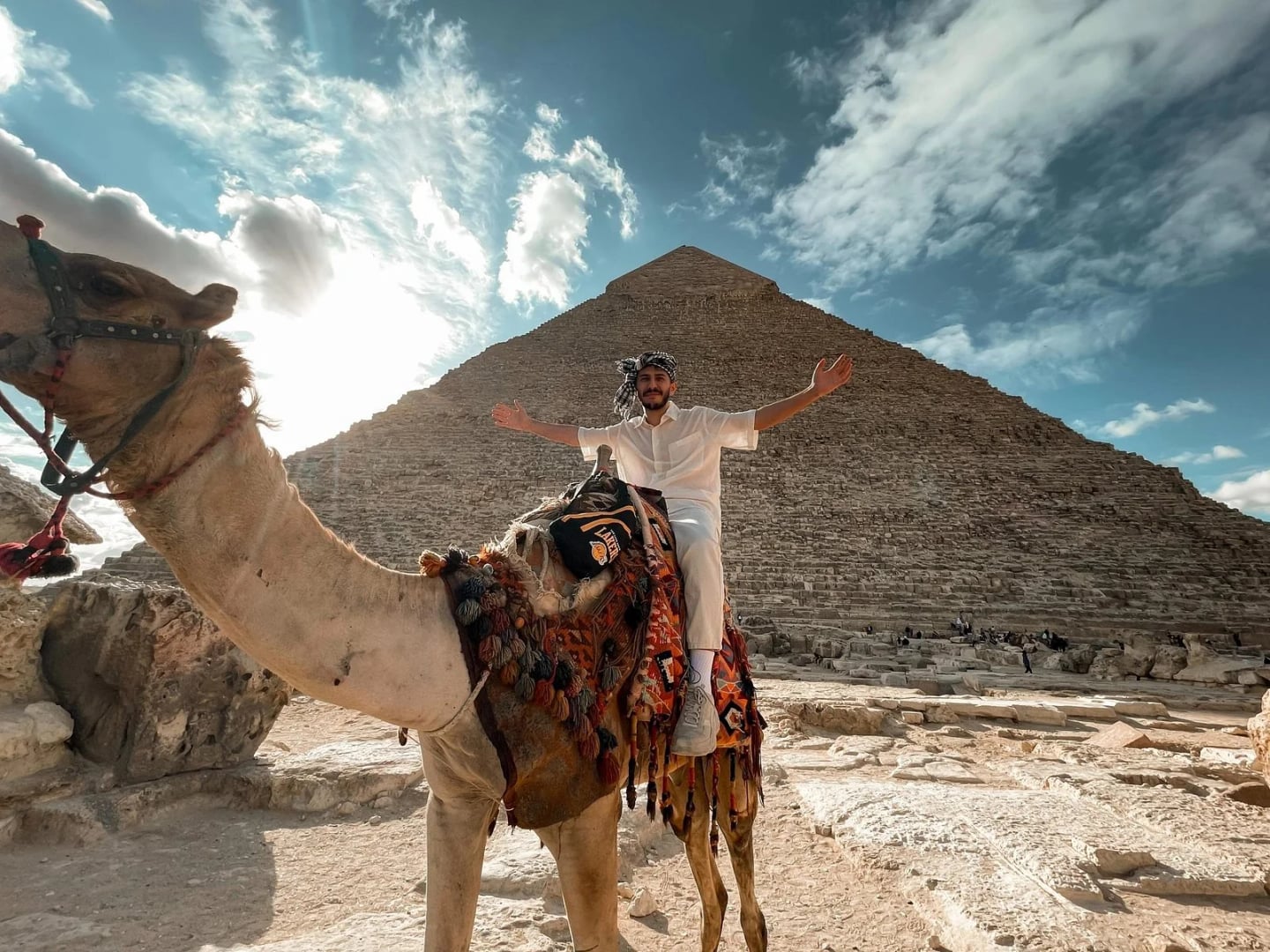 cairo pyramids and egyptian museum by plane from hurghada - Image 1