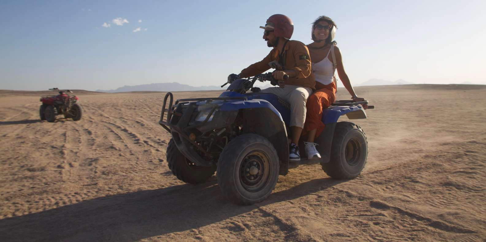 Sahl Hasheesh: Quad Bike Desert Safari with Pickup