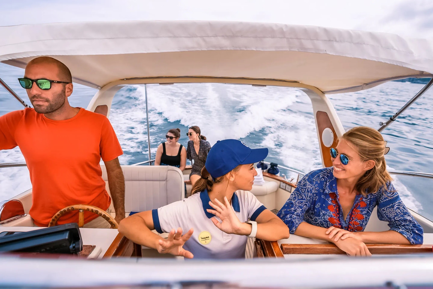 Boat tour to Orange Bay island near Hurghada — turquoise waters and white sand beach