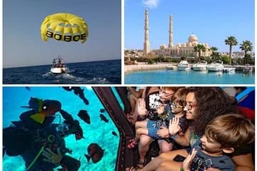 Private City Tour & Magic Catamaran Snorkeling & Parasailing Adrenaline-Hurghada - Image 1
