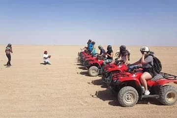 3-Hour Desert Safari Quad Bike and Camel Ride - Image 1